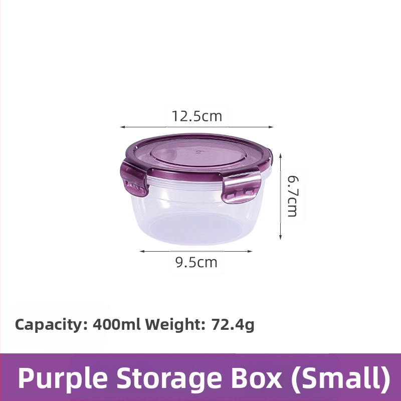 Prekogranični zadebljani plastični set za povrće, prehrambena kvaliteta, velikog kapaciteta, zatvorena kutija, kuhinjska okrugla posuda za povrće, za mikrovalnu pećnicu