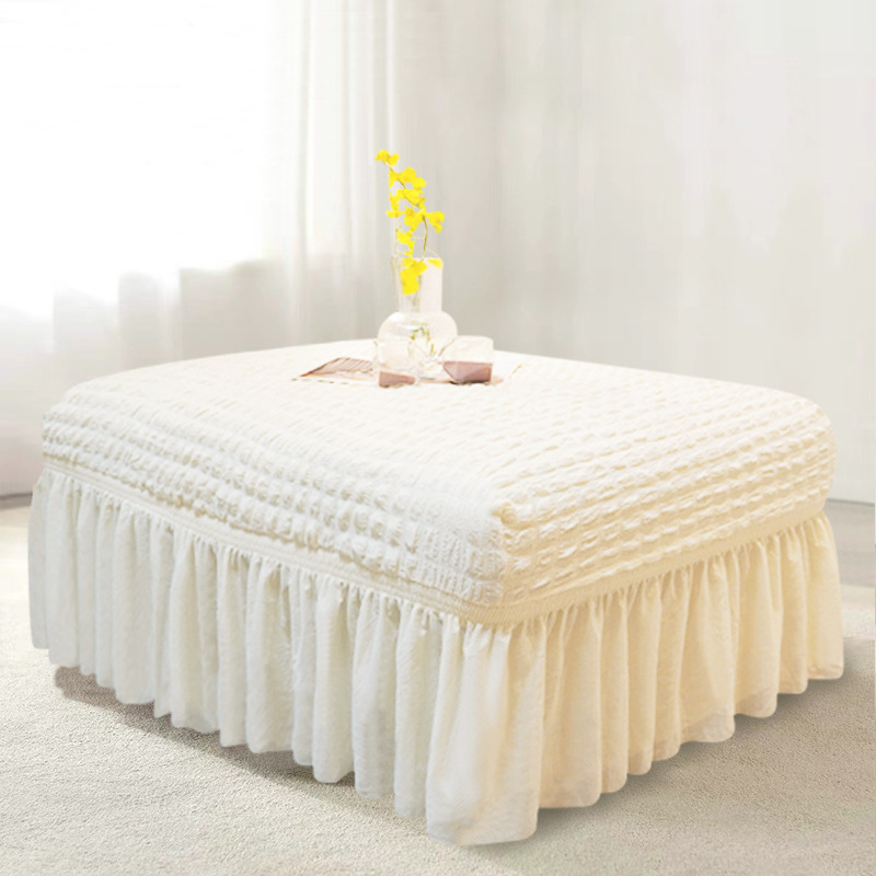 Плътен цвят, универсален калъф за педали Seersucker, домашен калъф за педали без ръкави, модерен прост еластичен калъф за диван