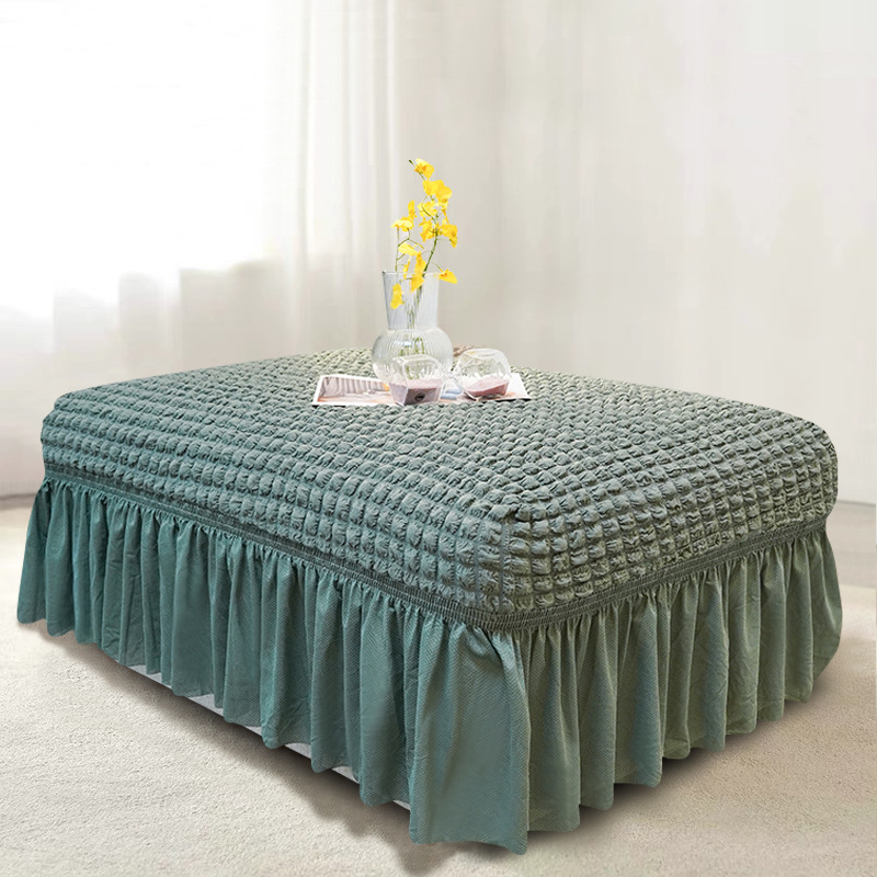 Плътен цвят, универсален калъф за педали Seersucker, домашен калъф за педали без ръкави, модерен прост еластичен калъф за диван