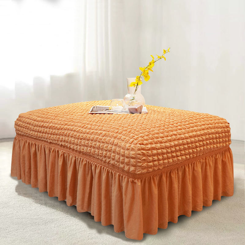 Плътен цвят, универсален калъф за педали Seersucker, домашен калъф за педали без ръкави, модерен прост еластичен калъф за диван