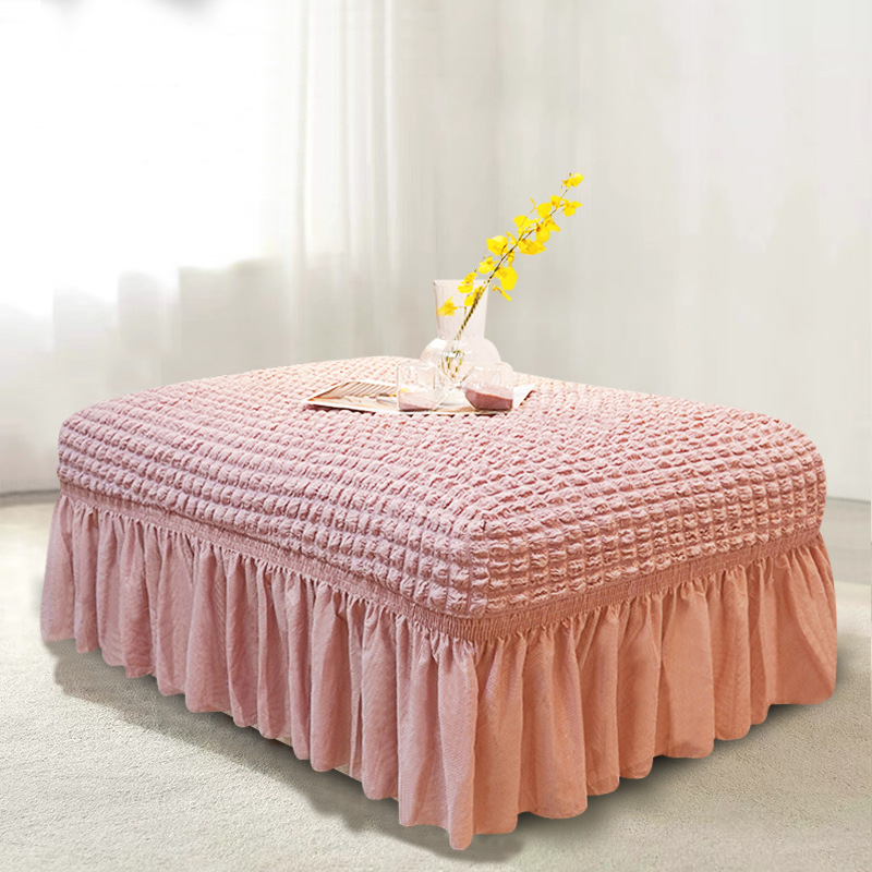 Плътен цвят, универсален калъф за педали Seersucker, домашен калъф за педали без ръкави, модерен прост еластичен калъф за диван