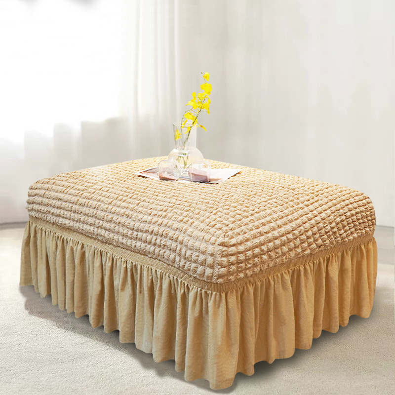 Плътен цвят, универсален калъф за педали Seersucker, домашен калъф за педали без ръкави, модерен прост еластичен калъф за диван