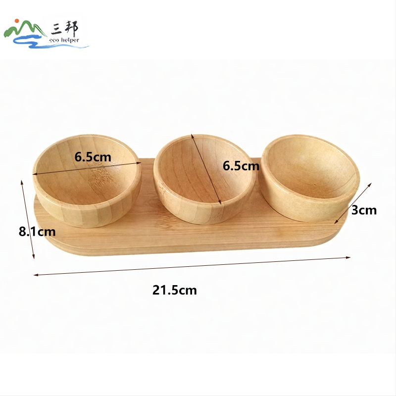 Akácfa salátástál otthoni használatra, természetes bambusztál, extra nagy fa tésztatál, gyermek leesés- és forrázásgátló tál