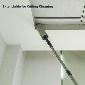 Tarpų valymo šepetys buitiniam žaliuzių šepečiui, oro kondicionieriaus oro išleidimo angos šepečiui, kuris gali prailginti lubų valymo šluostę