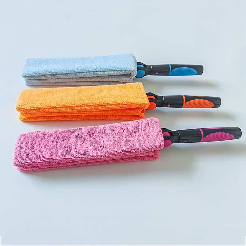 Tarpų valymo šepetys buitiniam žaliuzių šepečiui, oro kondicionieriaus oro išleidimo angos šepečiui, kuris gali prailginti lubų valymo šluostę