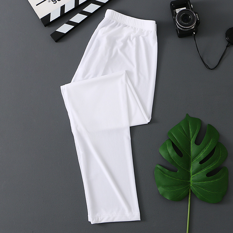 Pantaloni de toamnă din mătase glacială, pantaloni pentru bărbați, mască subțire, prietenoasă cu pielea, colanți pentru bărbați, pantaloni calzi, pantaloni de toamnă pentru bărbați, en-gros