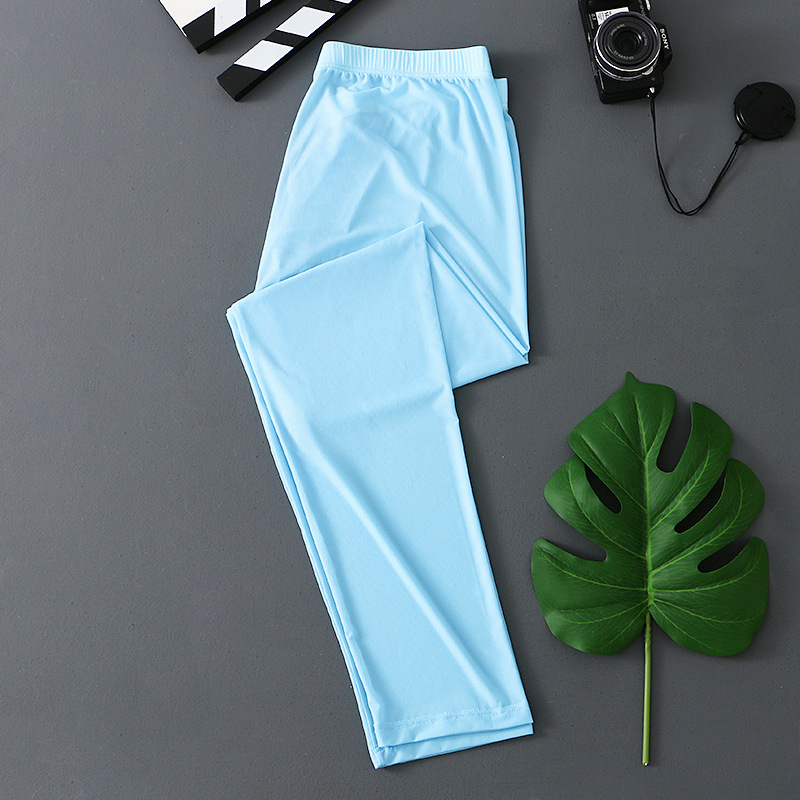 Pantaloni de toamnă din mătase glacială, pantaloni pentru bărbați, mască subțire, prietenoasă cu pielea, colanți pentru bărbați, pantaloni calzi, pantaloni de toamnă pentru bărbați, en-gros