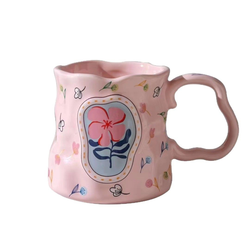 Uus toode Väike punane raamat Raputa Heli Internet Populaarne loominguline käsitsi sõtkuv keraamiline kruus Reklaamkingitus Ühekordne tass Isikupärastatud veekruus meestele ja naistele