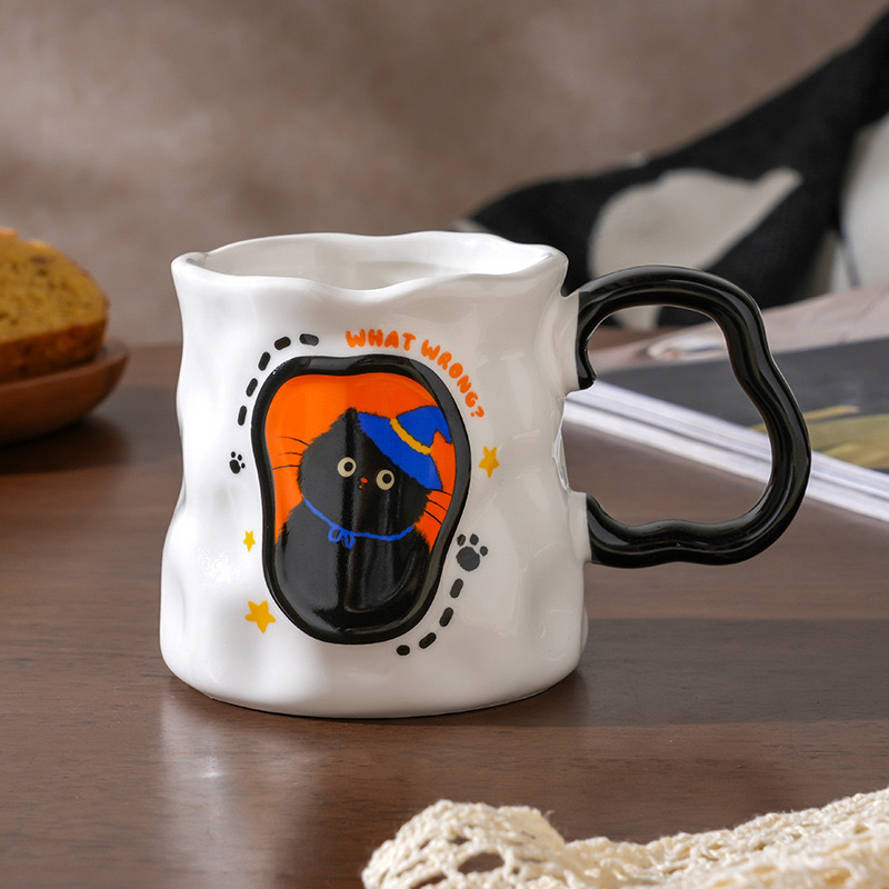 Uus toode Väike punane raamat Raputa Heli Internet Populaarne loominguline käsitsi sõtkuv keraamiline kruus Reklaamkingitus Ühekordne tass Isikupärastatud veekruus meestele ja naistele