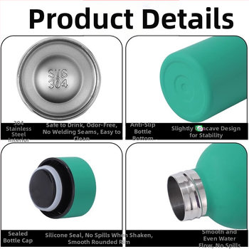 Kummivärv Sport väikese suuga pudel vaakumtops kahekihiline vaakum 304 roostevabast terasest Coca-Cola pudel kuum Ameerika väikese suuga tass