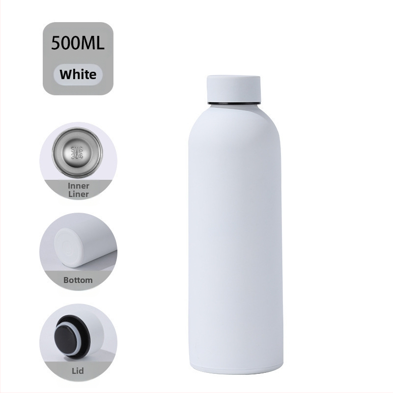 Kummivärv Sport väikese suuga pudel vaakumtops kahekihiline vaakum 304 roostevabast terasest Coca-Cola pudel kuum Ameerika väikese suuga tass