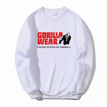 Трансграничен модерен мъжки суитчър с дълъг ръкав Gorilla Wear, пуловер с кръгло деколте, пролетно-есенен, модерен ежедневен, за двойки