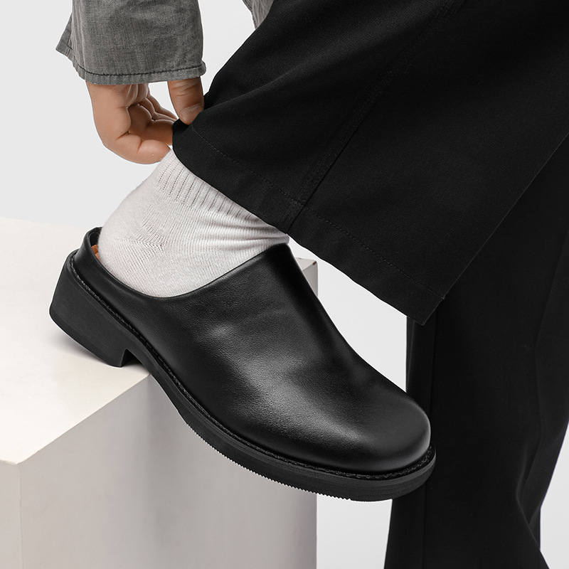 Mocasini Boken pentru bărbați, cu vârf plat, fără mâneci, model nou, 91519-K