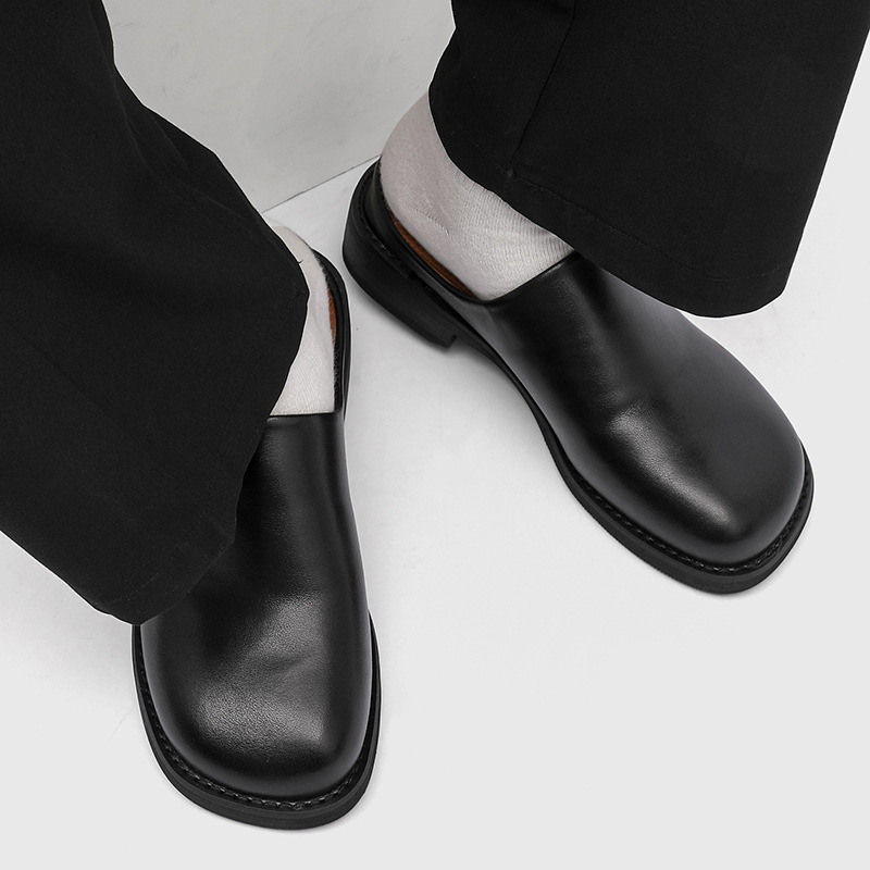 Mocasini Boken pentru bărbați, cu vârf plat, fără mâneci, model nou, 91519-K