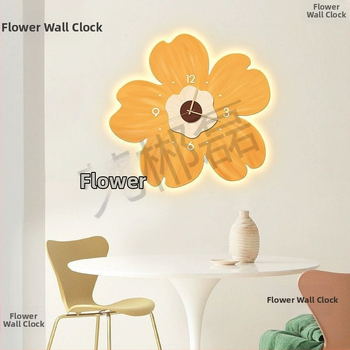 Alkalmi falióra, falra akasztható óra, vendég étterem, kreatív virágos hálószoba, pásztori stílusú szobadekoráció, csendes óra