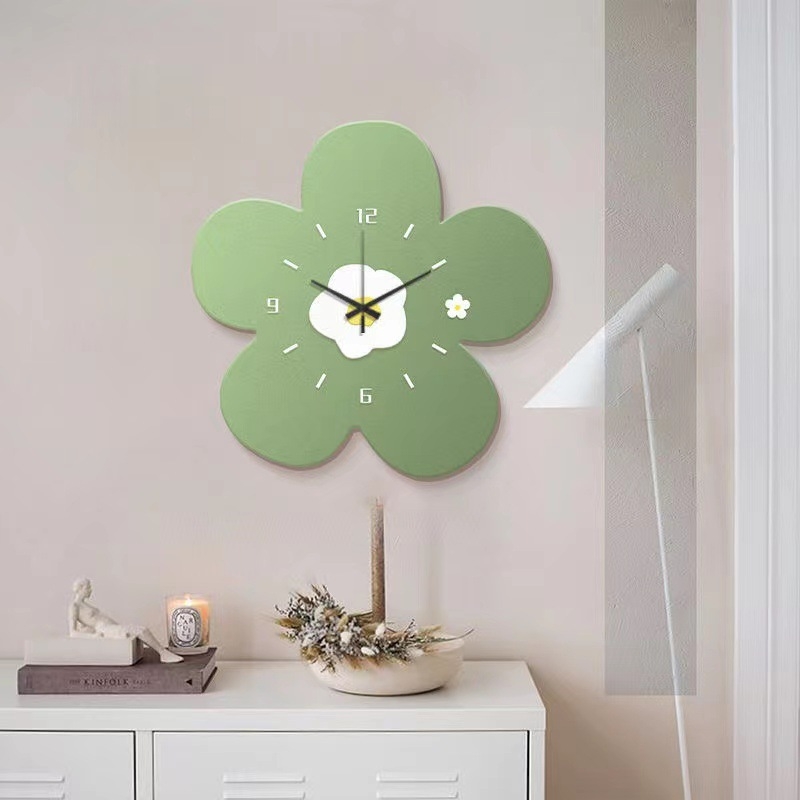 Alkalmi falióra, falra akasztható óra, vendég étterem, kreatív virágos hálószoba, pásztori stílusú szobadekoráció, csendes óra