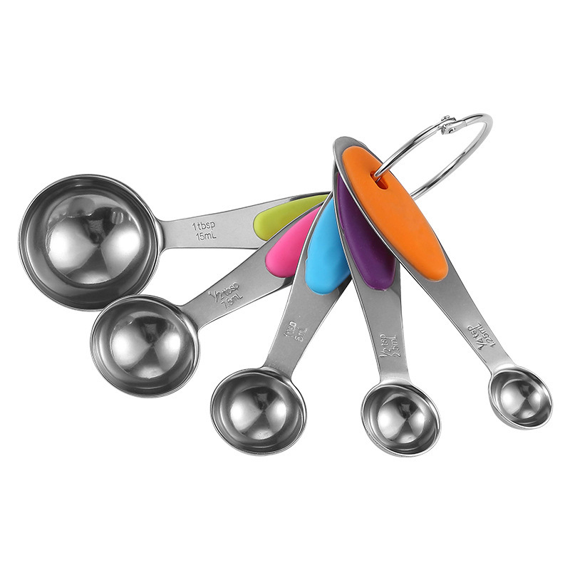 Nerūdijančio plieno matavimo puodelių ir matavimo šaukštų rinkinys, 23 dalys su skale, magnetinis dvigalvis matavimo šaukštas, aukso spalvos, juodas kepimo matavimo įrankis