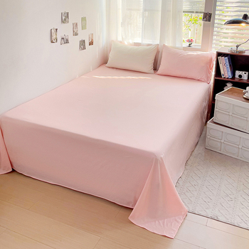 Naujas vienspalvis dvigubas skalbtas medvilninis trijų dalių komplektas, keturių dalių komplektas, paklodės ir paklodės su guma, bendrabučio viešbučio nakvynės ir pusryčių antklodės užvalkalai