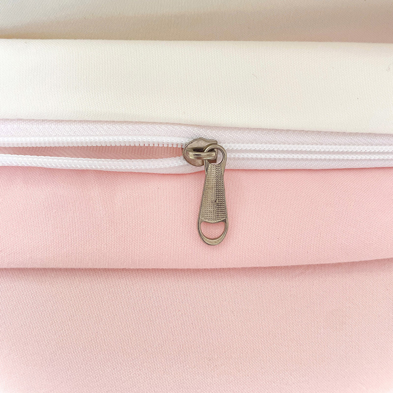 Naujas vienspalvis dvigubas skalbtas medvilninis trijų dalių komplektas, keturių dalių komplektas, paklodės ir paklodės su guma, bendrabučio viešbučio nakvynės ir pusryčių antklodės užvalkalai