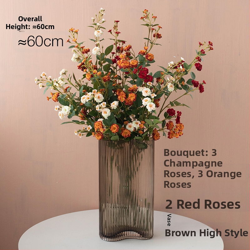 Southern Cross akadálymentesített luxus retró virágos művirág-kompozíció virágkompozíció nappali szárított virágkompozíció asztali virágkompozíció