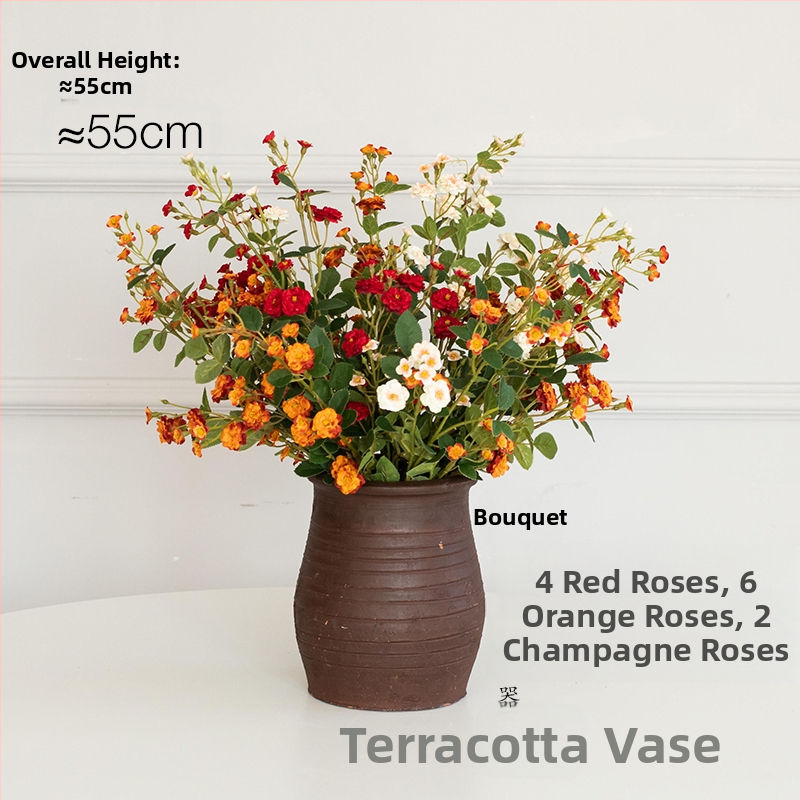 Southern Cross akadálymentesített luxus retró virágos művirág-kompozíció virágkompozíció nappali szárított virágkompozíció asztali virágkompozíció