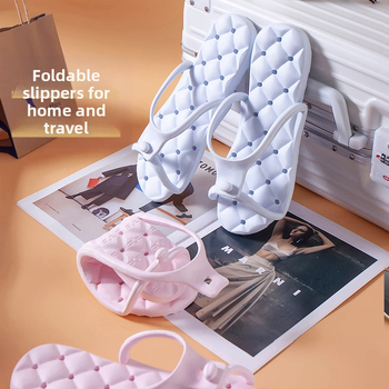 Ceļojumu čības Pārnēsājamas neslīdošas ceļojumu sandales Sieviešu sandales Čības Komandējuma peldēšanas saliekamās vīriešu vannas istabas viesnīcas