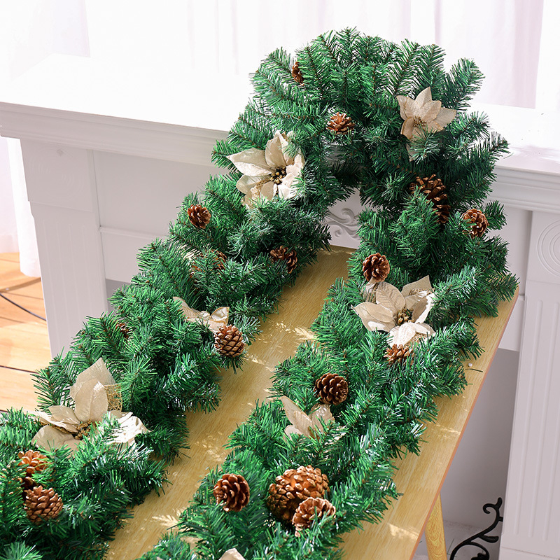 2025 noi decorațiuni de Crăciun, ornamente din ratan, agățat pe ușă, fundal, recuzită de perete, coroană, pandantiv, aspect scenă de activitate