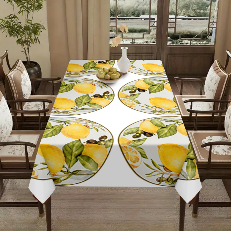 Față de masă transfrontalieră populară cu imprimare digitală 3D, față de masă, față de masă nouă pentru casă, modă elegantă, restaurant, decor, pânză