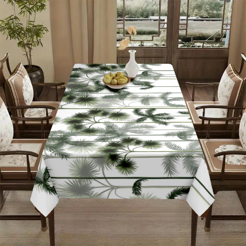 Față de masă transfrontalieră populară cu imprimare digitală 3D, față de masă, față de masă nouă pentru casă, modă elegantă, restaurant, decor, pânză