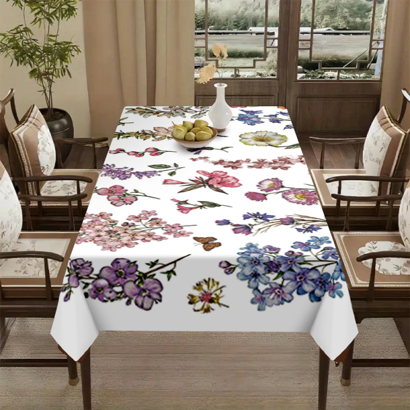 Față de masă transfrontalieră populară cu imprimare digitală 3D, față de masă, față de masă nouă pentru casă, modă elegantă, restaurant, decor, pânză