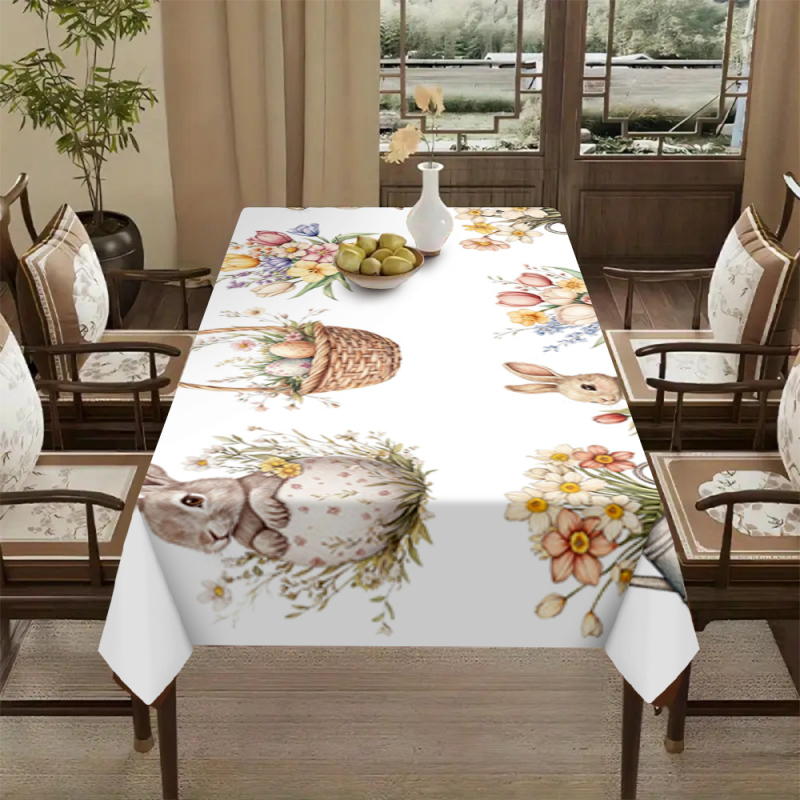 Față de masă transfrontalieră populară cu imprimare digitală 3D, față de masă, față de masă nouă pentru casă, modă elegantă, restaurant, decor, pânză