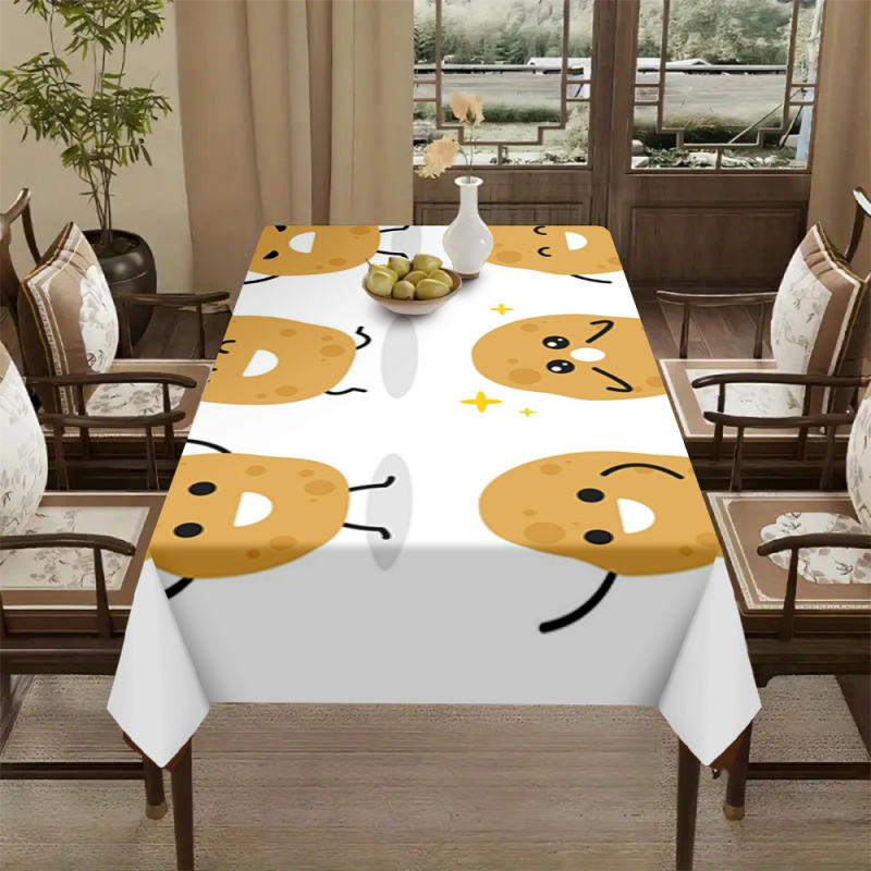 Față de masă transfrontalieră populară cu imprimare digitală 3D, față de masă, față de masă nouă pentru casă, modă elegantă, restaurant, decor, pânză