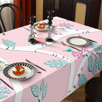 Διασυνοριακό δημοφιλές τραπεζομάντιλο ψηφιακής εκτύπωσης 3D, τραπεζομάντιλο, νέο σπίτι, μόδα, κομψό ύφασμα διακόσμησης εστιατορίου