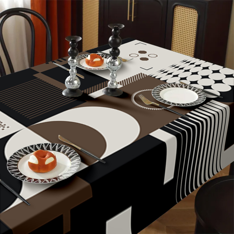 Prekogranični popularni 3D digitalni tisak stolnjak stolnjak novi kućni modni elegantni ukras za restoran
