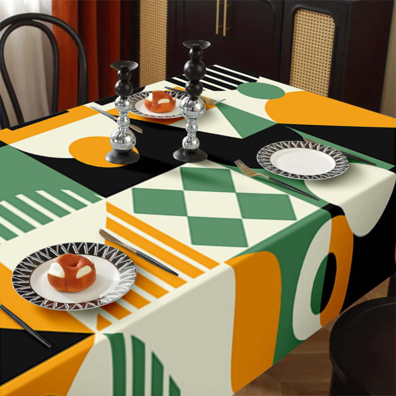 Prekogranični popularni 3D digitalni tisak stolnjak stolnjak novi kućni modni elegantni ukras za restoran