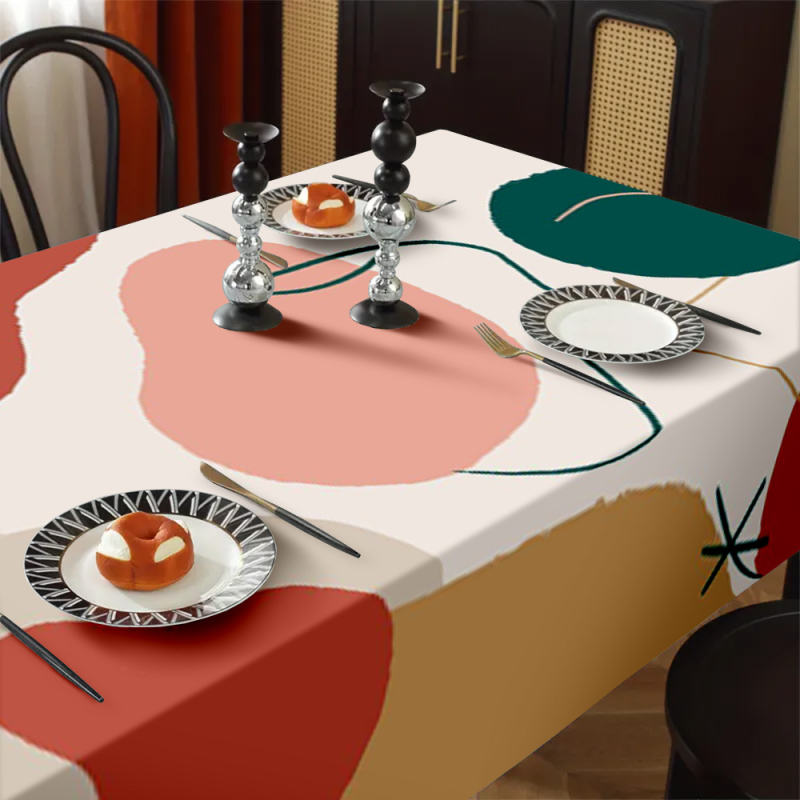 Prekogranični popularni 3D digitalni tisak stolnjak stolnjak novi kućni modni elegantni ukras za restoran