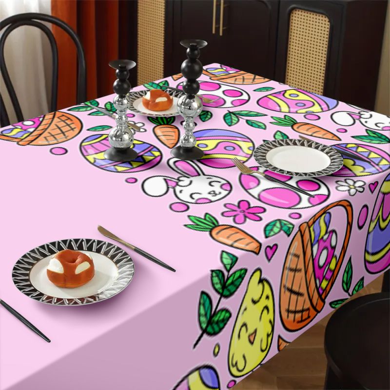Prekogranični popularni 3D digitalni tisak stolnjak stolnjak novi kućni modni elegantni ukras za restoran