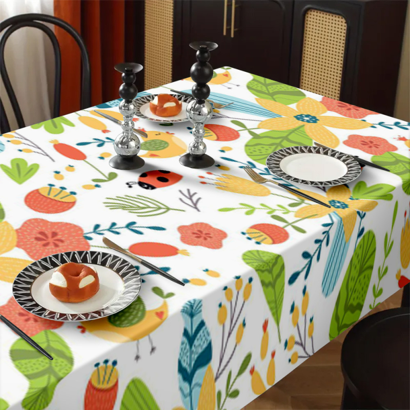 Prekogranični popularni 3D digitalni tisak stolnjak stolnjak novi kućni modni elegantni ukras za restoran