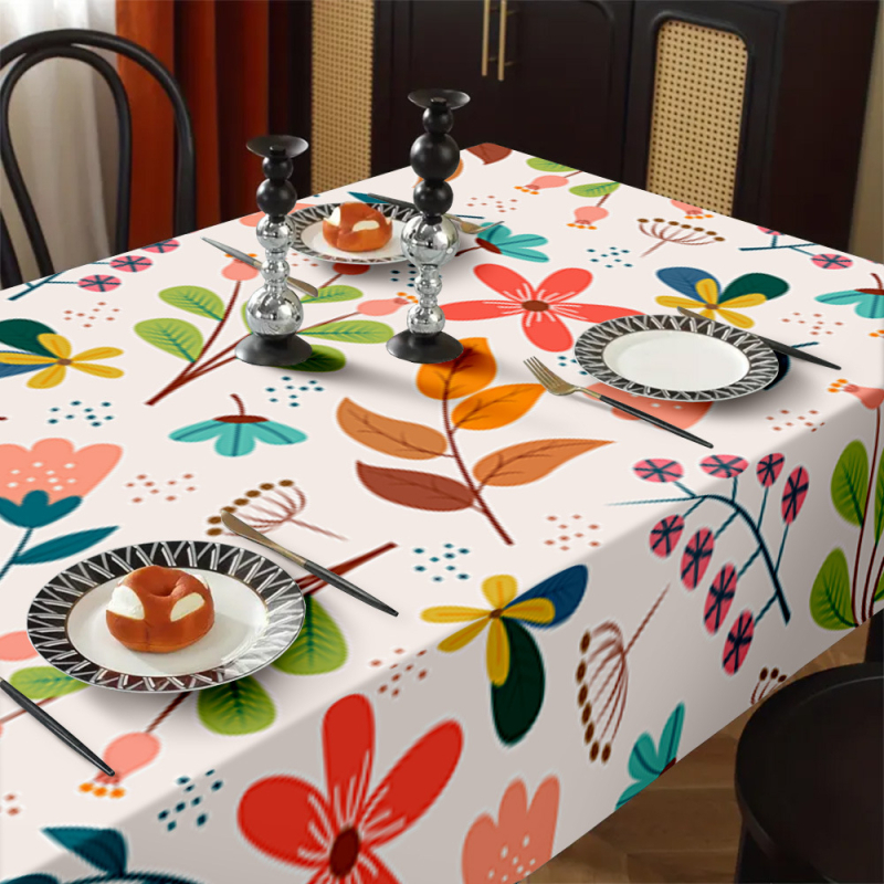Prekogranični popularni 3D digitalni tisak stolnjak stolnjak novi kućni modni elegantni ukras za restoran