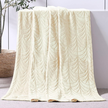 „Ins Style“ žmogaus rašto skintų gėlių flanelinė antklodė, skandinaviško stiliaus, sustorinta antklodė, svetainės, miegamojo, sofos antklodė