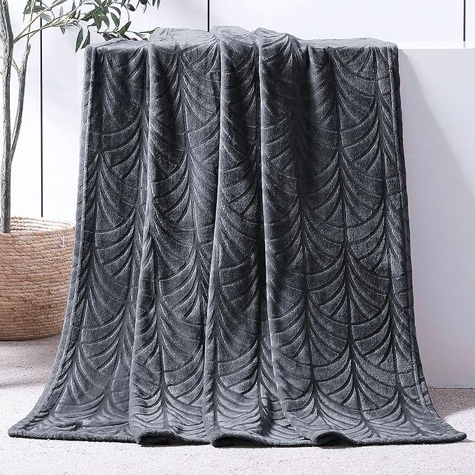 „Ins Style“ žmogaus rašto skintų gėlių flanelinė antklodė, skandinaviško stiliaus, sustorinta antklodė, svetainės, miegamojo, sofos antklodė