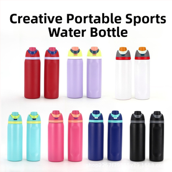 ✅Amazon owala ίδιου τύπου ποτήρι φρούτων μεγάλης χωρητικότητας διπλή κούπα ποτού από ανοξείδωτο ατσάλι 304 για υπαίθριες αθλητικές δραστηριότητες, ποτήρι νερού