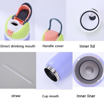 ✅Amazon owala ίδιου τύπου ποτήρι φρούτων μεγάλης χωρητικότητας διπλή κούπα ποτού από ανοξείδωτο ατσάλι 304 για υπαίθριες αθλητικές δραστηριότητες, ποτήρι νερού