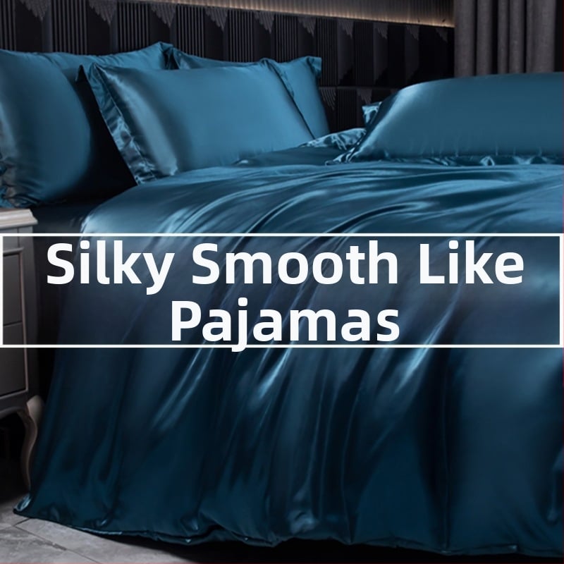 Ledus zīda segas pārvalks, viengabalains, vasaras mazgāta zīda segas pārvalks, četrdaļīgs palagu komplekts studentu kopmītnēm, viengabalains zīda segas pārvalks