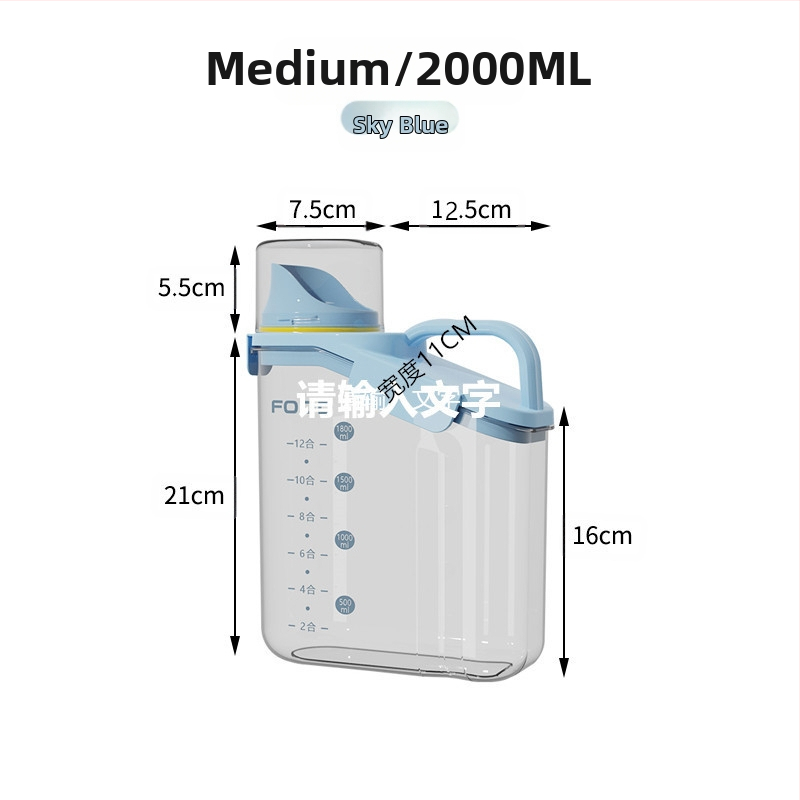 Nedvességálló, hordozható, lezárt üveges gabonapehely üveg konyhai tárolódoboz átlátszó kisállateledel rizsvödör tea tárolóedény