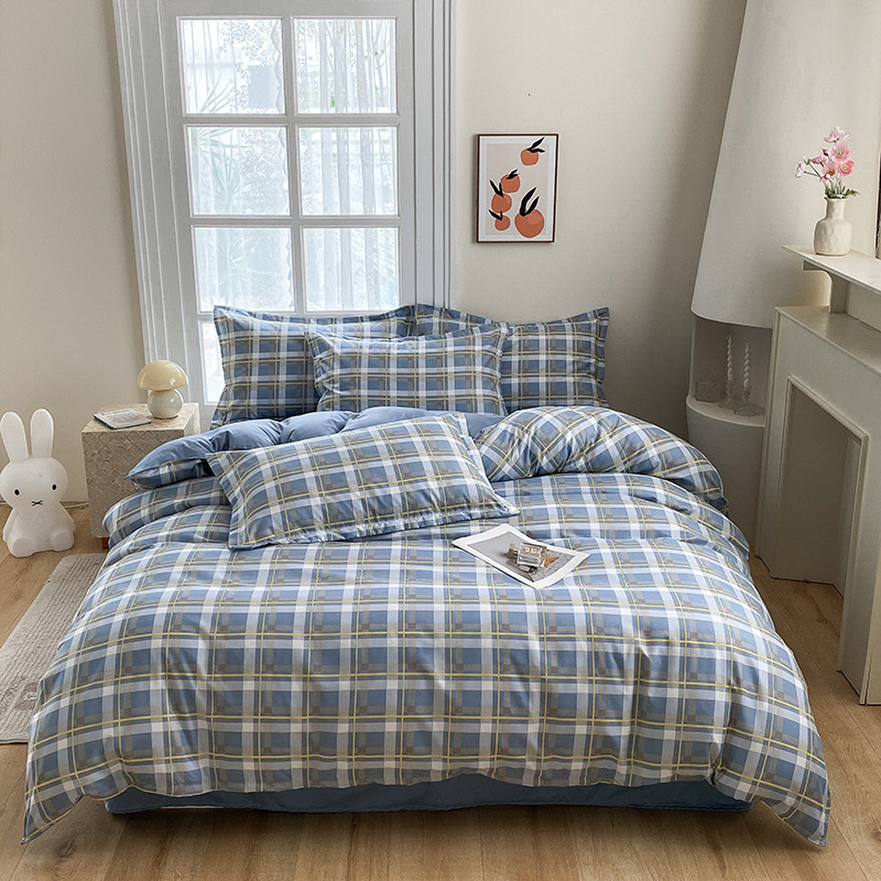 „Cross-Border“ studentų bendrabučio patalynė, keturių dalių paklodės užvalkalas, trijų dalių dovanų grupėms, namų tekstilės rinkinys, didmeninė prekyba.