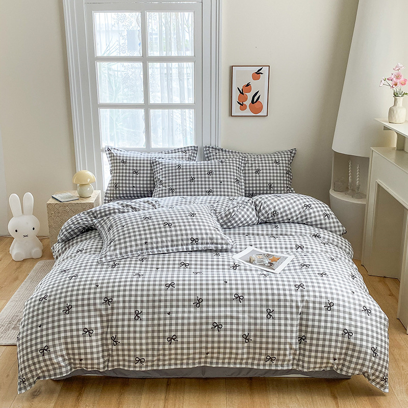 „Cross-Border“ studentų bendrabučio patalynė, keturių dalių paklodės užvalkalas, trijų dalių dovanų grupėms, namų tekstilės rinkinys, didmeninė prekyba.