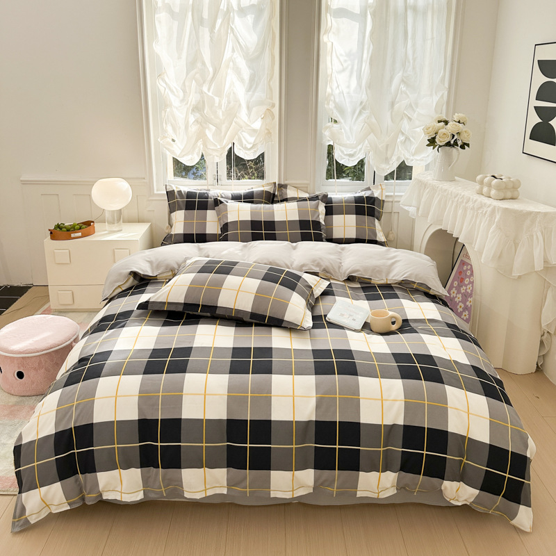 „Cross-Border“ studentų bendrabučio patalynė, keturių dalių paklodės užvalkalas, trijų dalių dovanų grupėms, namų tekstilės rinkinys, didmeninė prekyba.