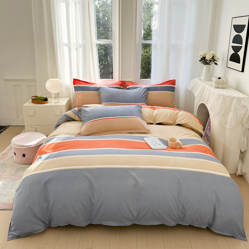 „Cross-Border“ studentų bendrabučio patalynė, keturių dalių paklodės užvalkalas, trijų dalių dovanų grupėms, namų tekstilės rinkinys, didmeninė prekyba.