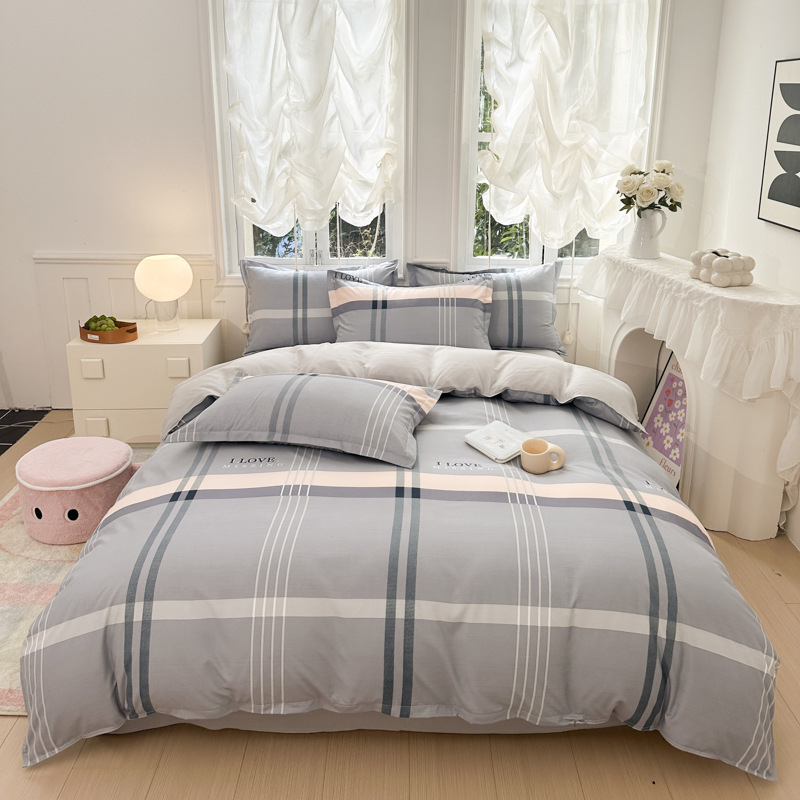 „Cross-Border“ studentų bendrabučio patalynė, keturių dalių paklodės užvalkalas, trijų dalių dovanų grupėms, namų tekstilės rinkinys, didmeninė prekyba.